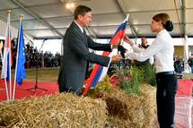22. 8. 2015, Ljubljana – Predsednik Pahor slavnostno otvoril 53. Mednarodni kmetijsko-ivilski sejem (Tamino Petelinek/STA)
